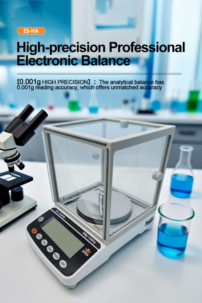 가독성 0.001g 실험실 정밀 균형 실험실 기기 분석 균형 척도 0