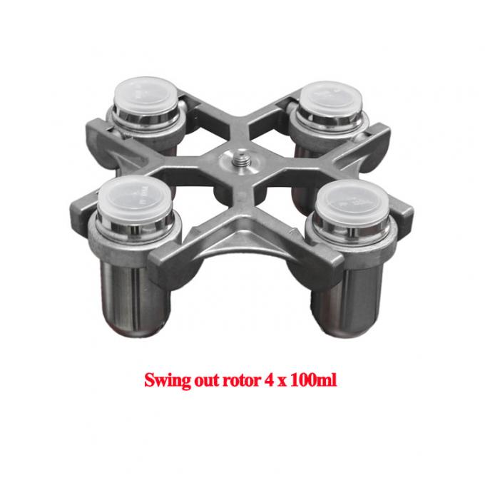 TDZ5-WS 스윙 아웃 로터 벤치탑 원심분리기, 100ml 및 250ml 원심분리 튜브 3