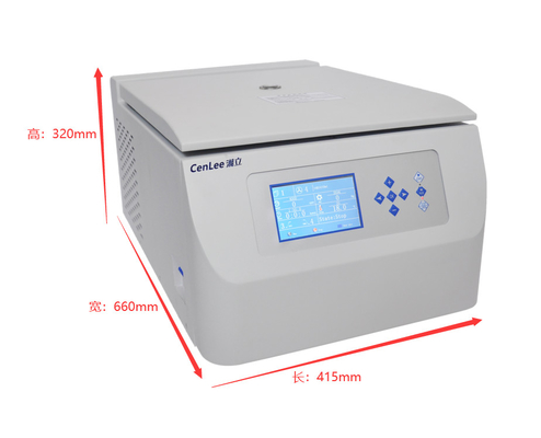 좋은 가격 5000rpm 300 밀리람베르트 용량 맥스에서 저속도 냉각된 마이크로프로세서 벤치탑 원심 분리기 기계 온라인으로
