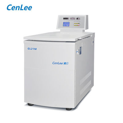 좋은 가격 GL21M 21000rpm 초고속 바닥 서 있는 냉각 원심분리기 10/10의 가속/데셀 속도와 최대 21000rpm의 RPM 온라인으로