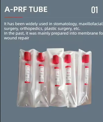 좋은 가격 10ml 13ml PRF 원심관 권장 보관 온도 4-25C 의료 실험실용 플라스틱 튜브 온라인으로