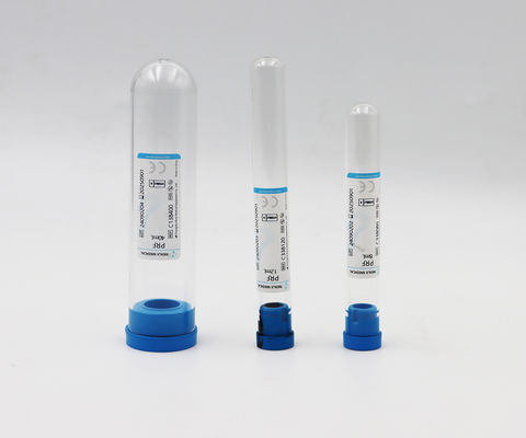 좋은 가격 플라스틱 튜브 10ml 13ML 피브린이 풍부한 PRF 튜브 첨가물 없이 4-25C의 권장 보관 온도 온라인으로