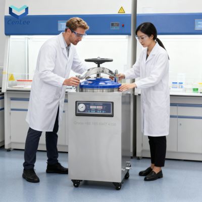 좋은 가격 Automatic Control Vertical Sterilizer with LCD Touch Screen 온라인으로