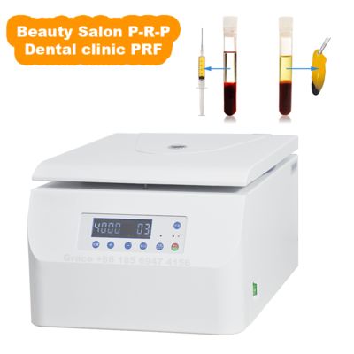 LCD PRF 원심분기 실험실 원심분기 스윙 로터 어댑터 4x50ml 4200rpm 치과 벤치탑 저속 원심분기 기계