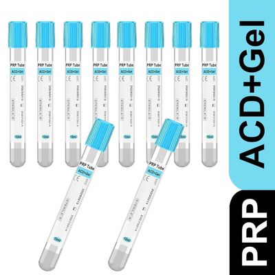 좋은 가격 PRP 시스템용 10ml PRP 튜브, ACD 및 젤 유리 튜브, 개별 포장 10개입 온라인으로