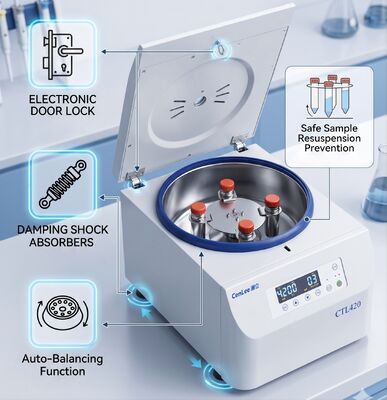 좋은 가격 Cenlee 내구성 304 스테인리스 스틸 본체 수평 원심분리기 CTL420 4200RPM 2200xg (CGF PRF 정형외과 치료, 모발 성장용) 온라인으로