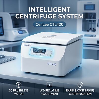 Cenlee 4200rpm Low Speed Centrifuge with Swing-out Rotor 12x20ml Capacity and 2200xg Force for Lab Use