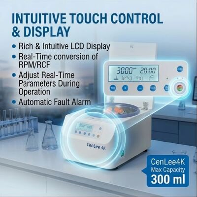 좋은 가격 실험실용 브러시리스 모터가 장착된 CE 인증 4000rpm 테이블탑 저속 원심분리기 온라인으로