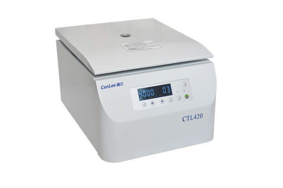 CTL420 4200rpm 5/15/20/50ml 벤치탑 수평 스윙 아웃 로터 PRP 원심화 기계
